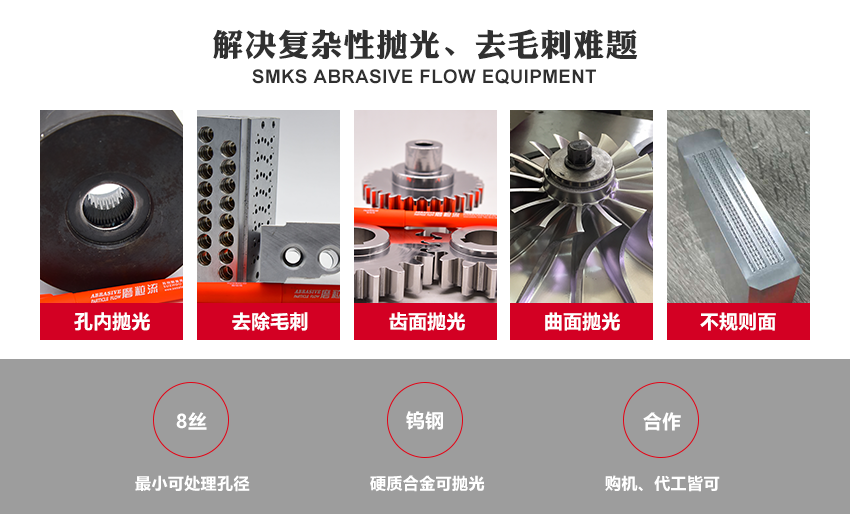 蘇州斯曼克磨粒流設(shè)備公司是集研發(fā)、制造和銷售為一體的機(jī)械式自動(dòng)<a href='http://m.gneehy.com' target='_blank'><u>去毛刺機(jī)</u></a>專業(yè)生產(chǎn)廠商，專業(yè)金屬去毛刺、拋光及相關(guān)表面處理的專業(yè)解決方案提供商